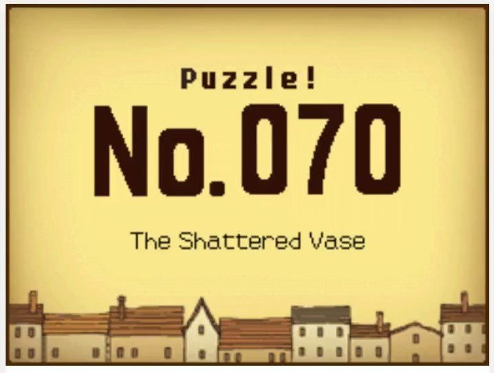 Professor Layton and the Curious Village: Puzzle 070 Answer