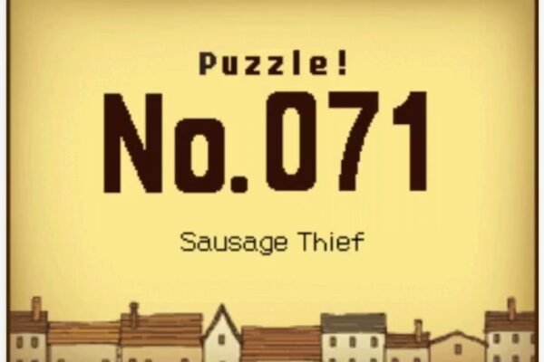 Professor Layton and the Curious Village: Puzzle 071 Answer