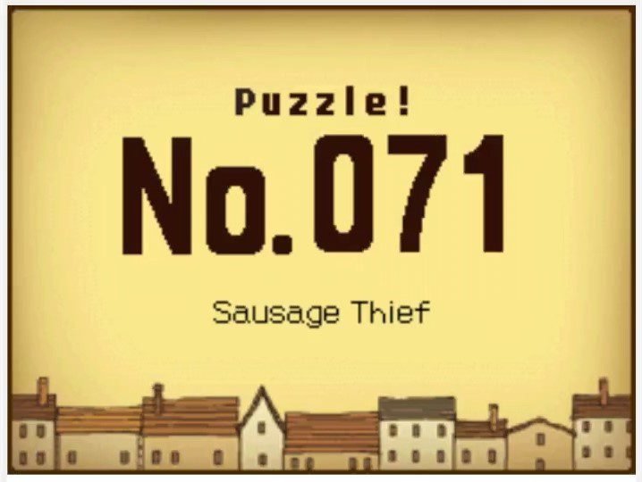 Professor Layton and the Curious Village: Puzzle 071 Answer