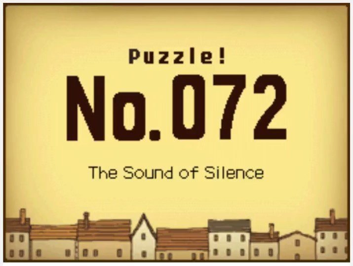 Professor Layton and the Curious Village: Puzzle 072 (US) Answer