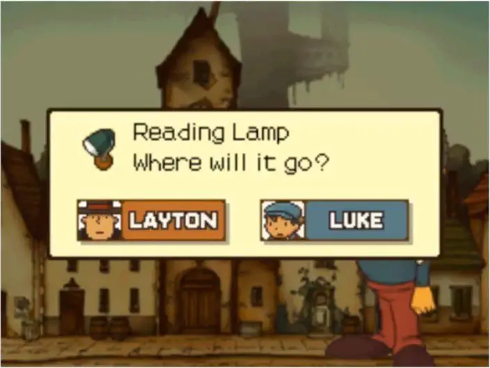 Receiving the Reading Lamp for solving Puzzle 072 (US) - The Sound of Silence