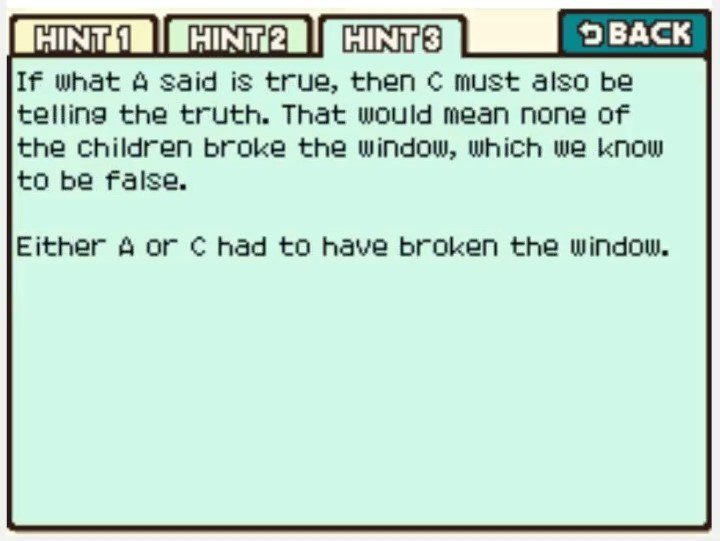 Professor Layton and the Curious Village Puzzle 074 - A Broken Window Hint 3