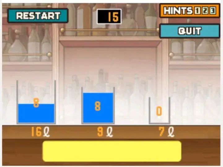 Professor Layton and the Curious Village Puzzle 078 - Water Pitchers Step 15