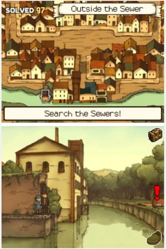 Professor Layton and the Curious Village Puzzle 85 (EU) - Train Speed Location