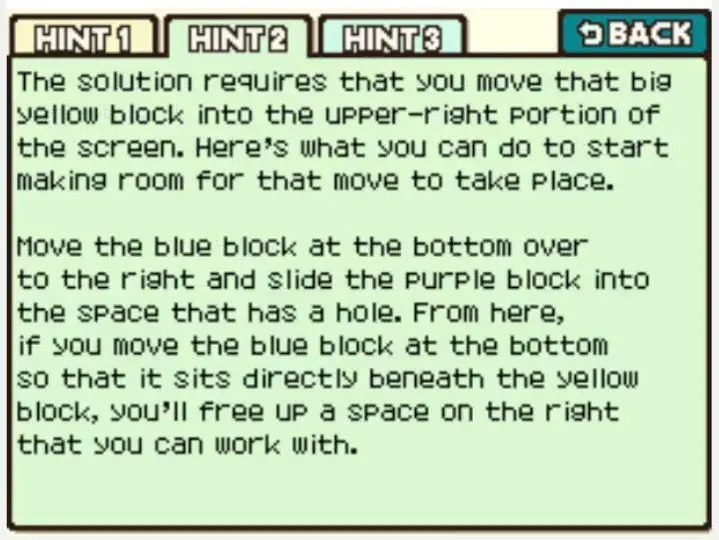 Professor Layton and the Curious Village Puzzle 090 - Get the Ball Out! 2 Hint 2