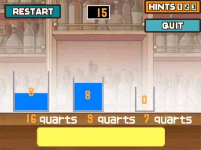 Professor Layton and the Curious Village Puzzle 078 - Water Pitchers Step 15