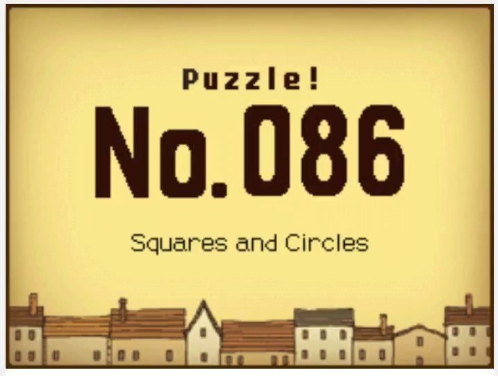 Professor Layton and the Curious Village: Puzzle 086 Answer