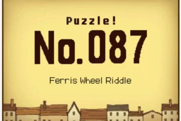 Professor Layton and the Curious Village: Puzzle 087 Answer