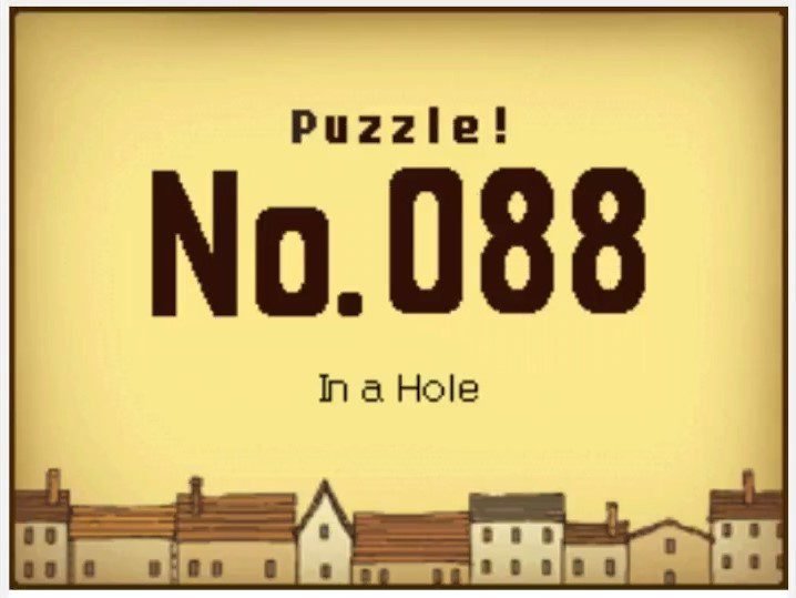 Professor Layton and the Curious Village: Puzzle 088 (US) Answer