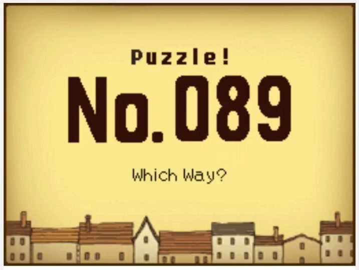 Professor Layton and the Curious Village: Puzzle 089 Answer