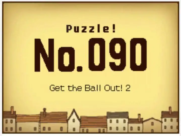 Professor Layton and the Curious Village: Puzzle 090 Answer