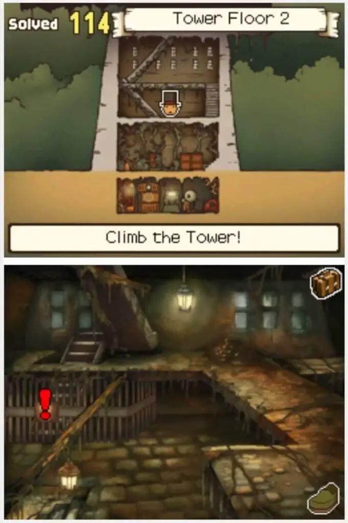 Professor Layton and the Curious Village Puzzle 095 - A Magic Square Location