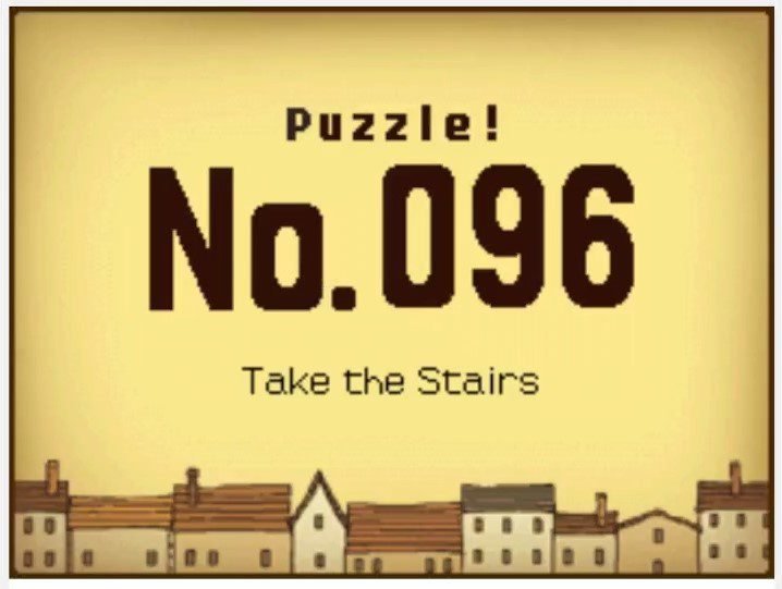 Professor Layton and the Curious Village: Puzzle 096 (US) Answer