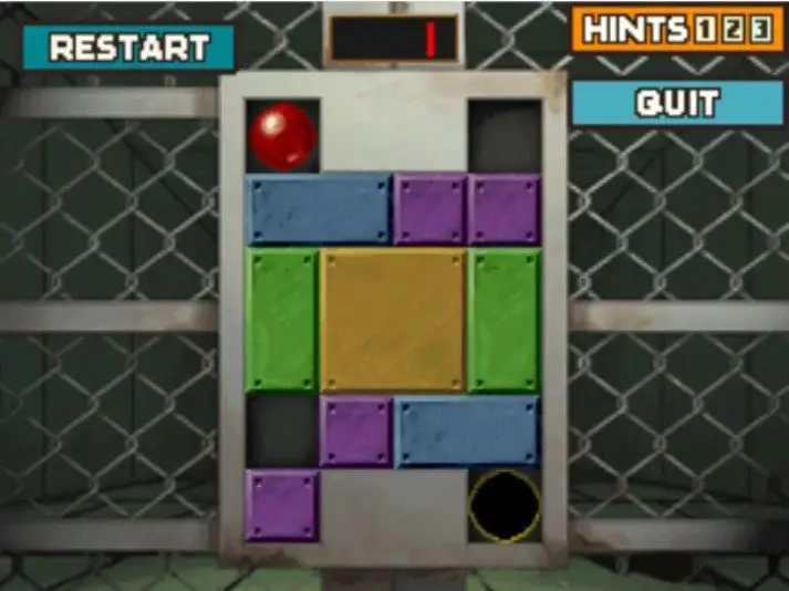 Professor Layton and the Curious Village Puzzle 094 - Get the Ball Out! 4 Step 1