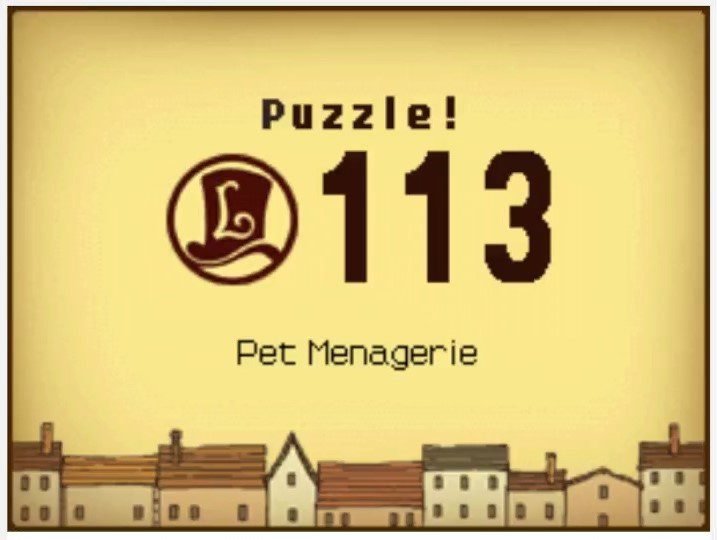 Professor Layton and the Curious Village: Puzzle 113 (EU) Answer