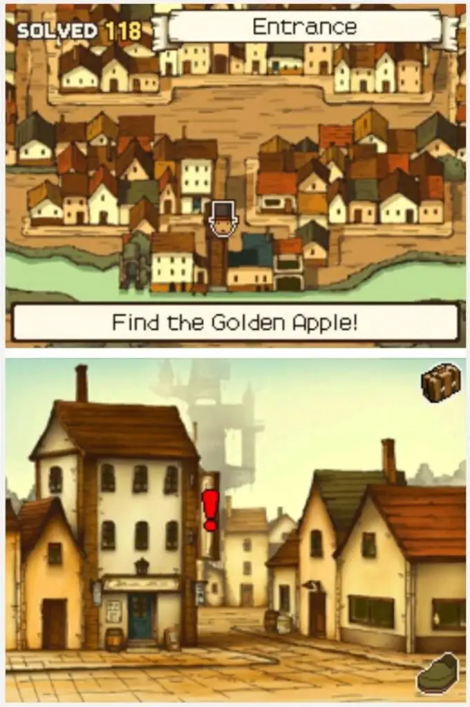 Professor Layton and the Curious Village Puzzle 113 (EU) - Pet Menagerie Location