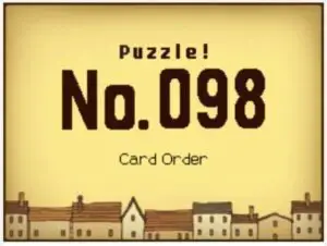 Professor Layton and the Curious Village: Puzzle 098 Answer Professor Layton and the Curious Village: Puzzle 098 Answer