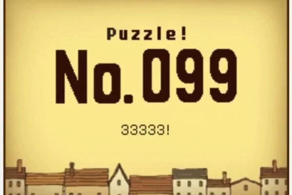 Professor Layton and the Curious Village: Puzzle 099 Answer