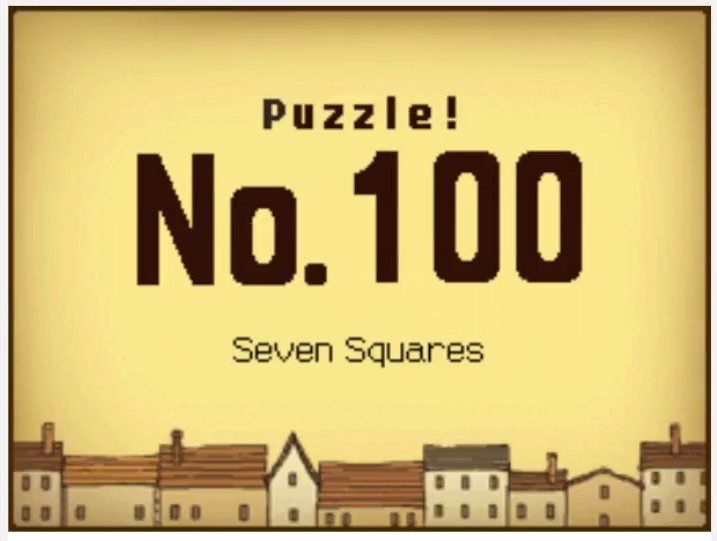 Professor Layton and the Curious Village: Puzzle 100 Answer