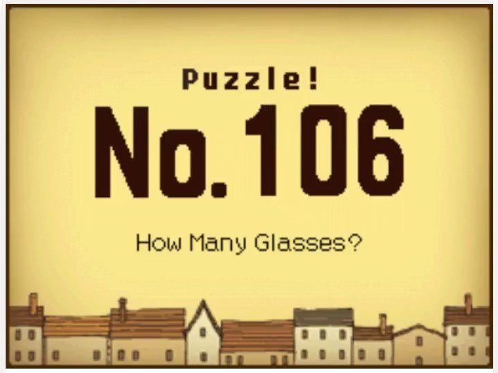 Professor Layton and the Curious Village: Puzzle 106 Answer