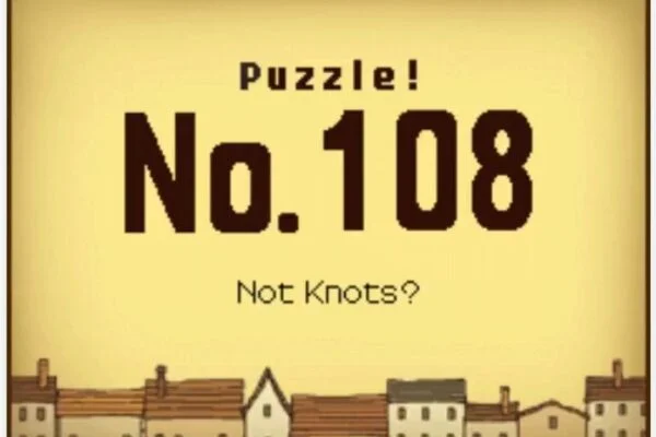 Professor Layton and the Curious Village: Puzzle 108 Answer