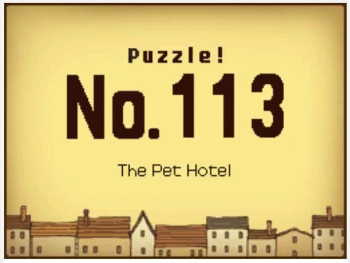 Professor Layton and the Curious Village: Puzzle 113 (US) Answer