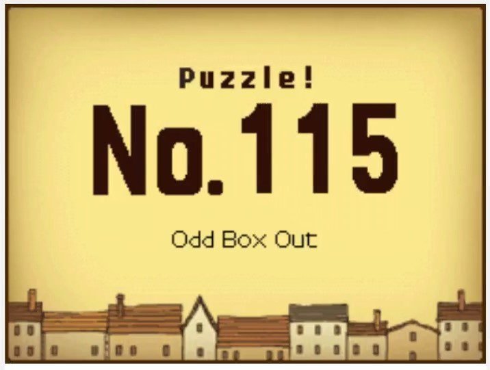 Professor Layton and the Curious Village: Puzzle 115 Answer