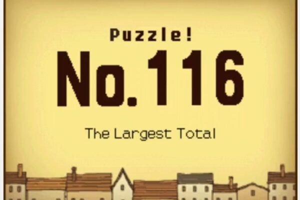 Professor Layton and the Curious Village: Puzzle 116 Answer