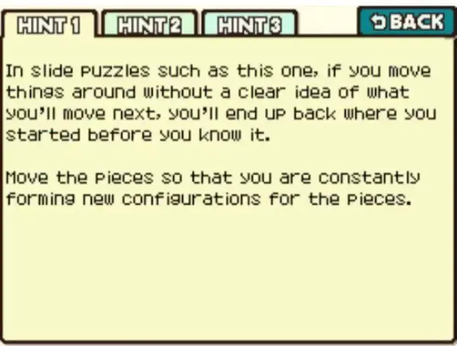 Professor Layton and the Curious Village Puzzle 119 - Red and Blue 1 Hint 1