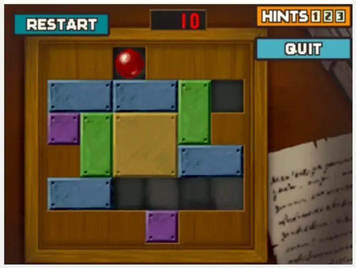 Professor Layton and the Curious Village Puzzle 120 - Get the Ball Out! 3 Step 10